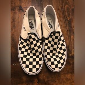 Vans Skate Slip-On Checkerboard Shoe Womens 8.5